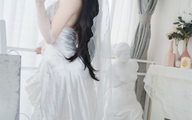 揭秘小仓千代w的爱宕婚纱COS作品之美图3